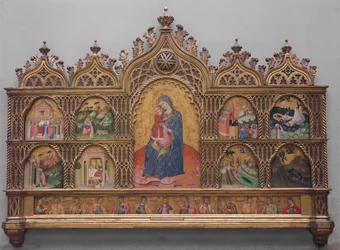The Virgin and Child with Legendary Scenes